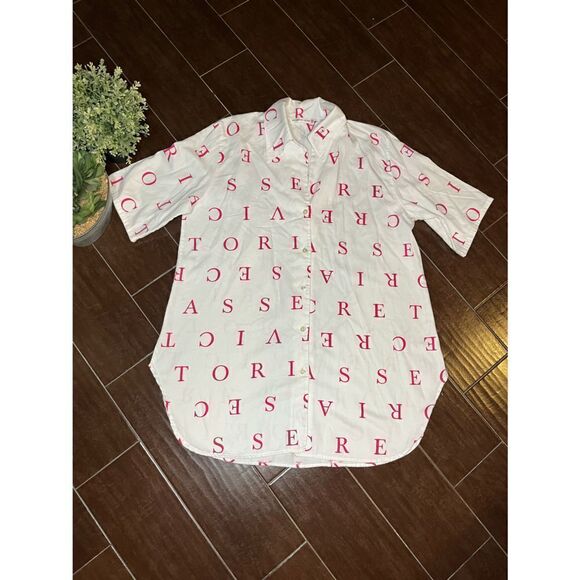 Victoria’s Secret button up night gown sz medium - Picture 2 of 5